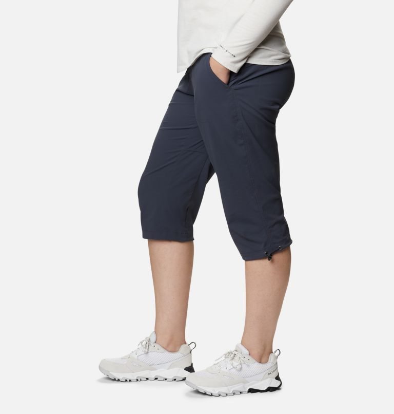 Women's Columbia Saturday Trail II Knee Pants Navy | Plus Size CA-P4385